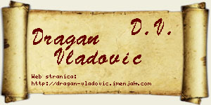 Dragan Vladović vizit kartica